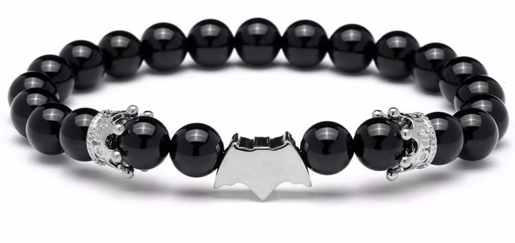 Bat Bracelet Charm OM Beads Jewelry