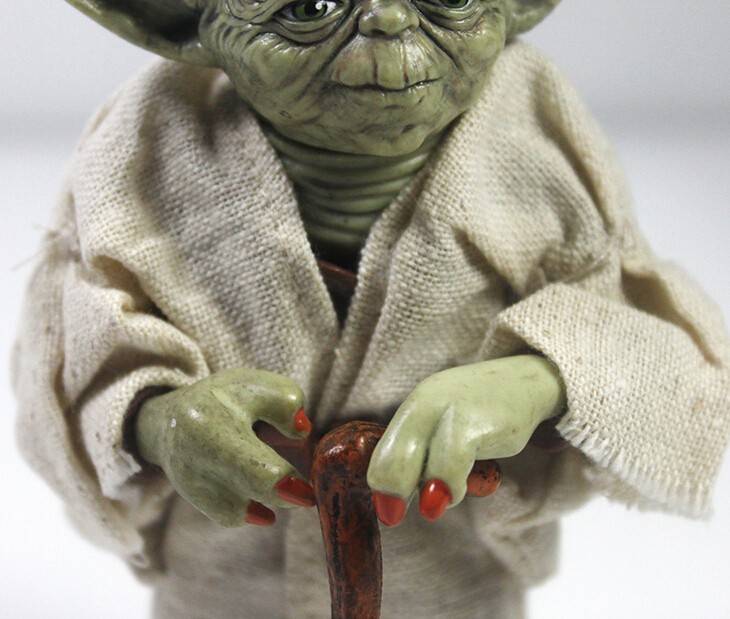 Anime Star Wars Yoda PVC Action Figure Toy Gift New No box 12cm 