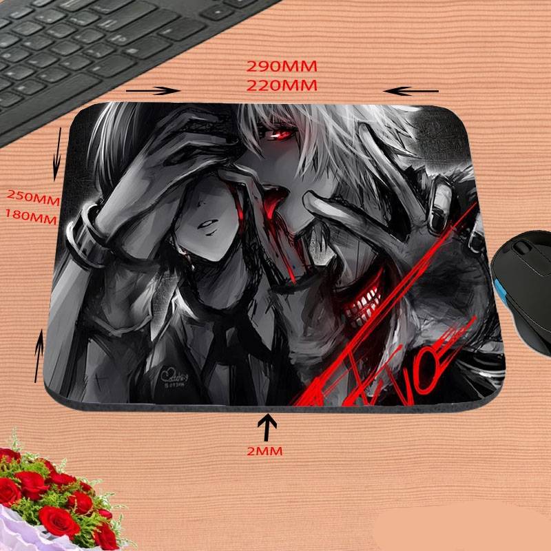Mouse Pads Tokyo Ghoul Gaming RGB Computer Mouse Pads Anime Gamer Rest Computer Mat 1000X500X4Mm Size_5