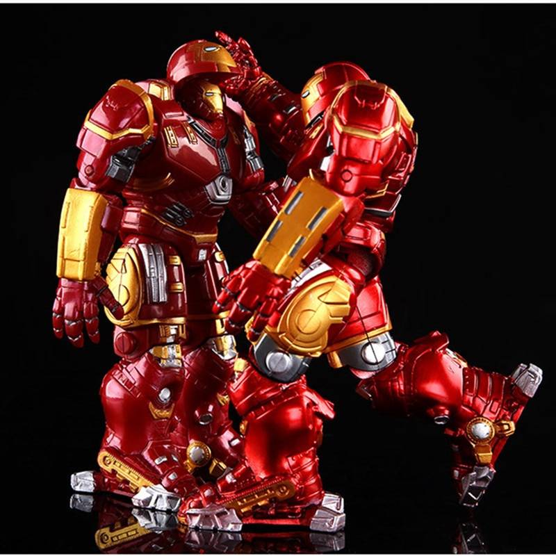 18cm Avengers Endgame Iron Man Hulkbuster 2.0 Action Figure Mark Joints Move Toy 