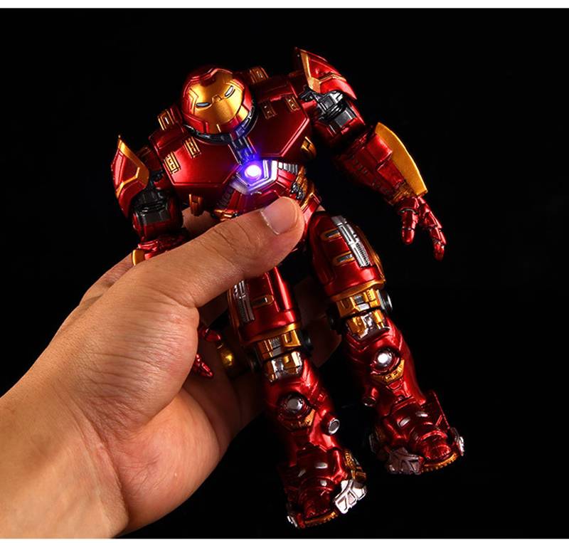 18cm Avengers Endgame Iron Man Hulkbuster 2.0 Action Figure Mark Joints Move Toy 