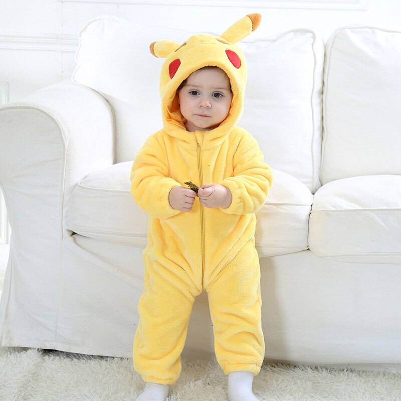 Onesie Baby Anime Pokemon Pikachu Romper