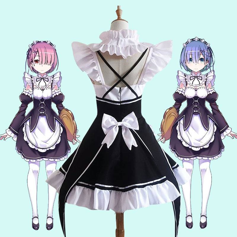 Kara Re Zero Rem Cosplay Trang phục Halloween