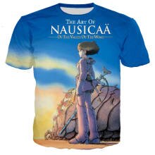 Anime Nausicaa of the Valley of the Wind 3D Printed T-shirt Men/women Fashion Cool Casual Style Tee Shirts Streetwear Tops