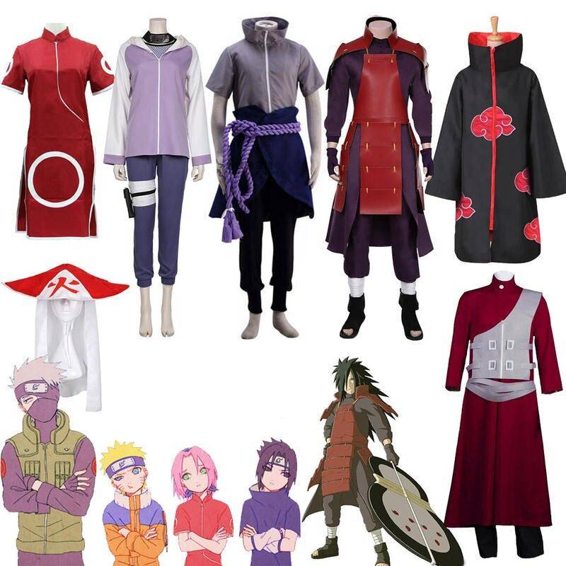 Trench Naruto Cosplay Akatsuki Cloak