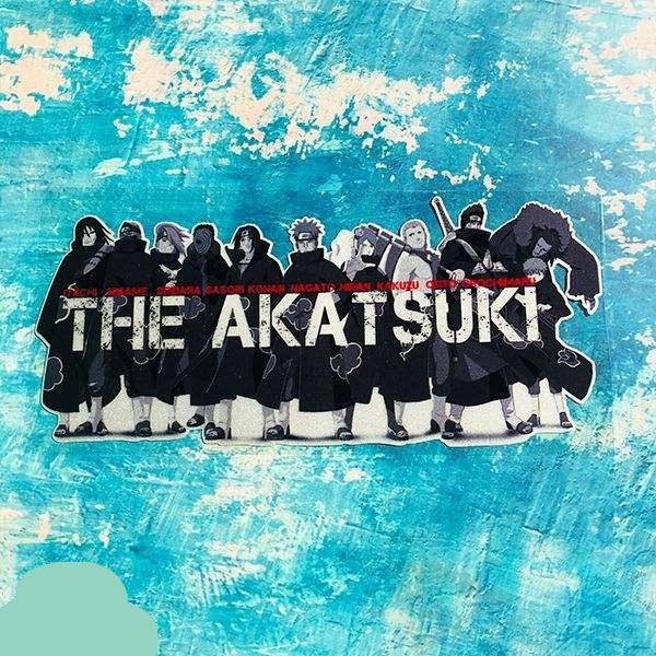 Naruto Akatsuki Betrayal Logo Anime Surrounding Car Font Car Sticker Can Be Matched On The Rear Glass or On Any Car Body