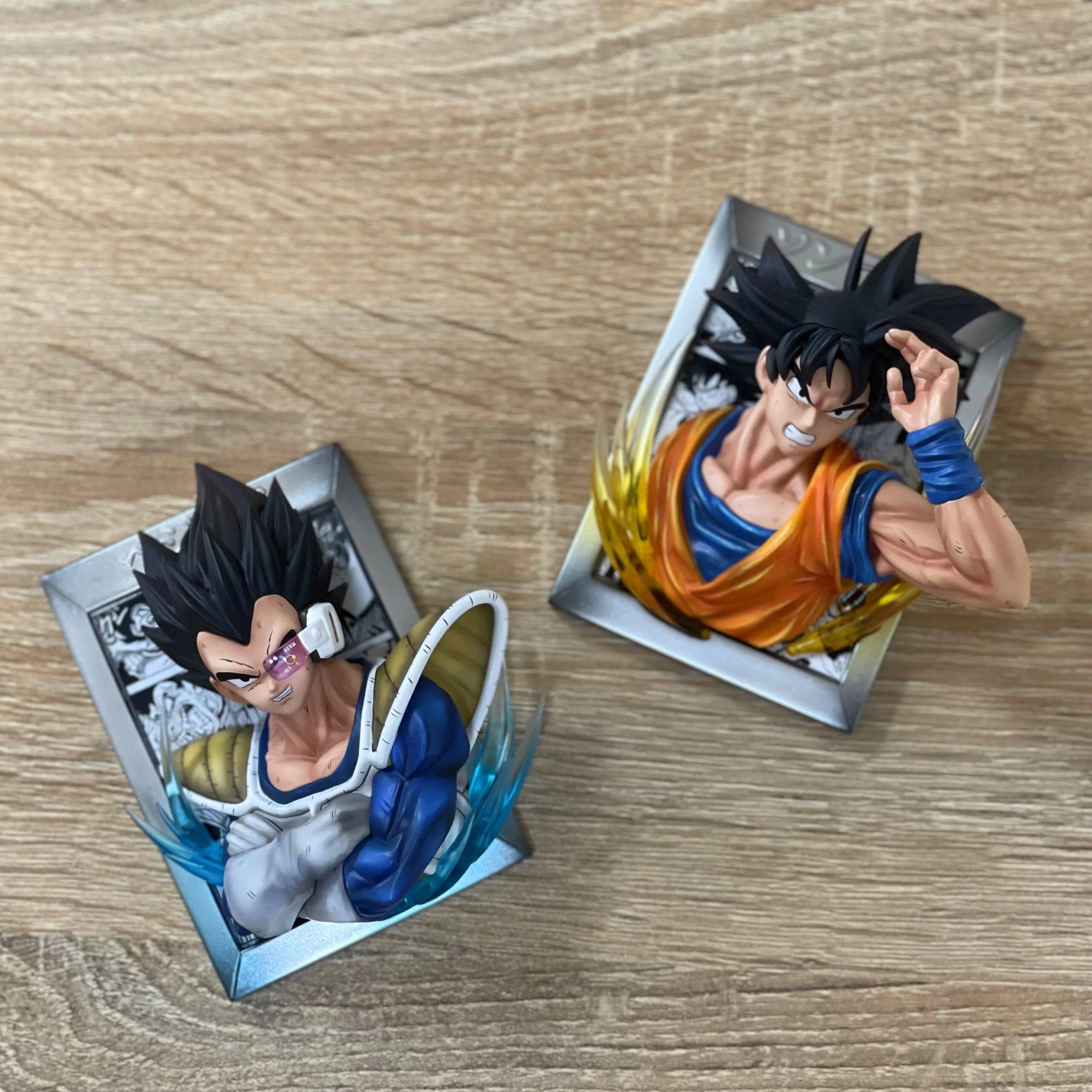 Goku and Vegeta Anime Fridge Magnets Goku and Vegeta Anime Fridge Magnets