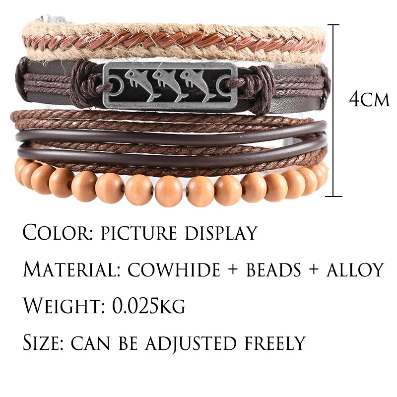 Braided leather bracelets Braided leather bracelets