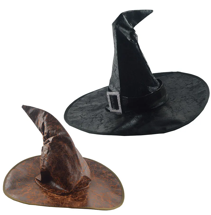 Leather witch hats