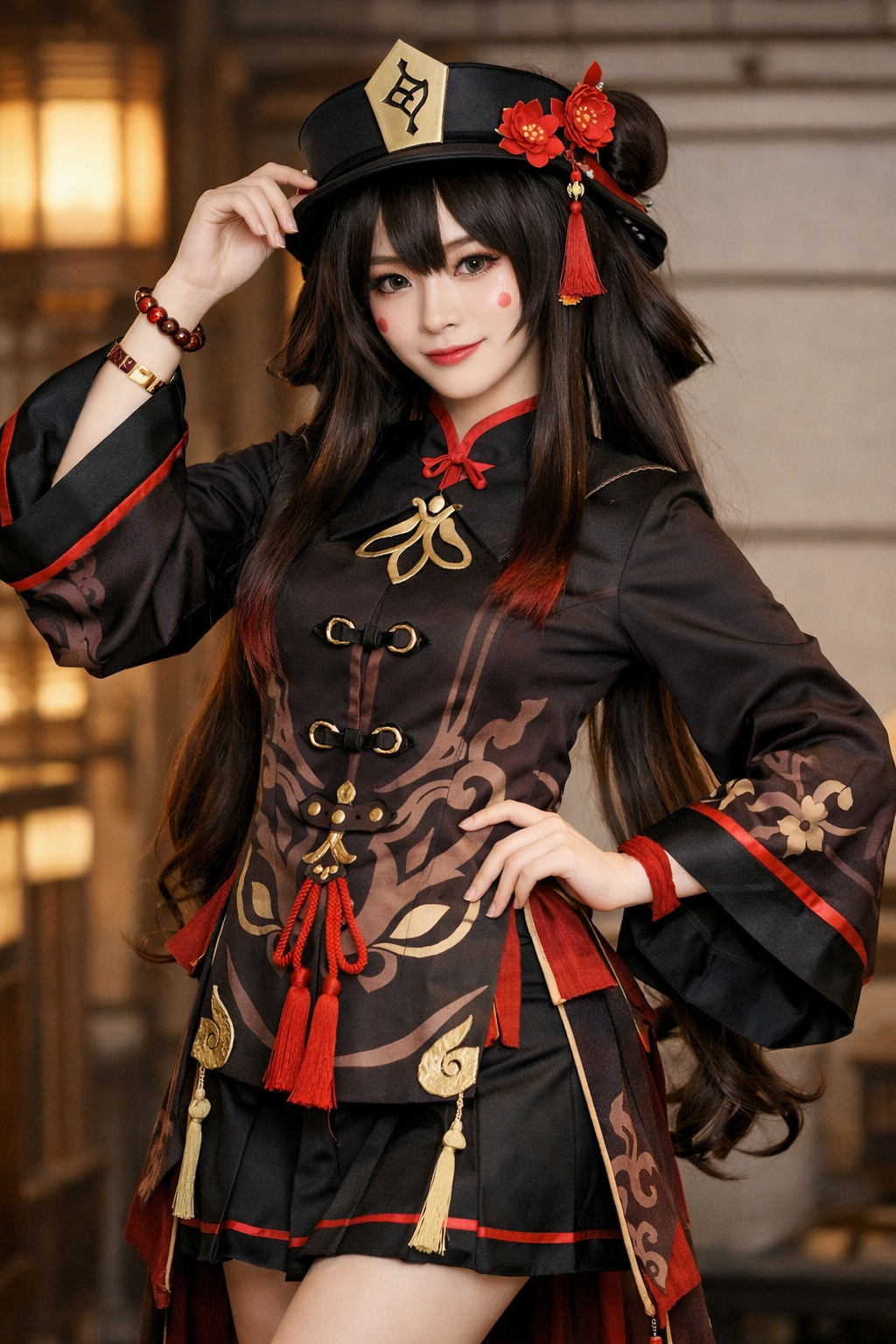Hu Tao’s outfit Women’s Anime Cosplay Costume