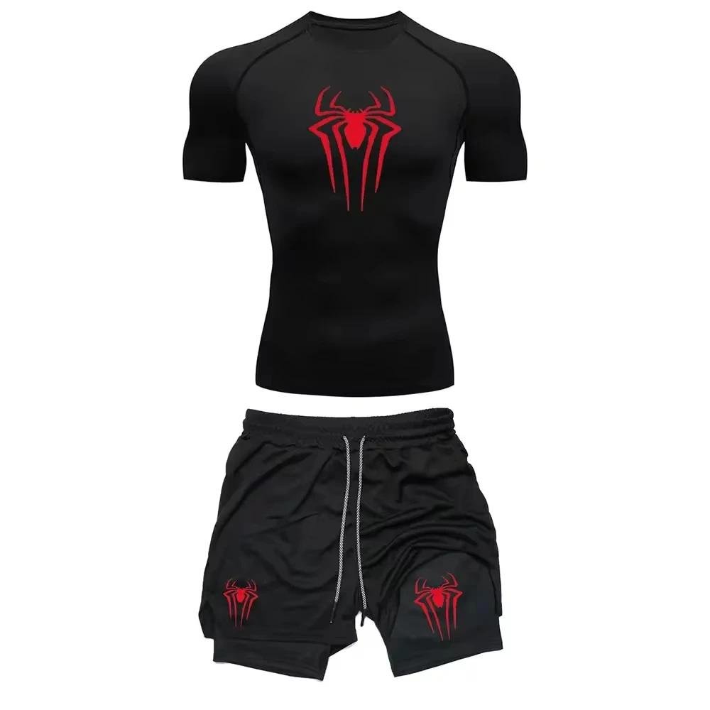 Boxing Shorts Tops Set Compression Pant T shirts Boxing Shorts Tops Set Compression Pant T shirts