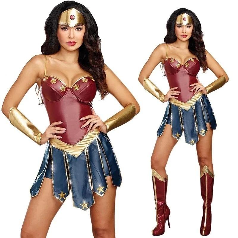 Princess Diana Cosplay Wonder Woman Rope Combat Uniform Princess Diana Cosplay Wonder Woman Rope Combat Uniform